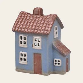 Keramikhus Bl� H:10cm