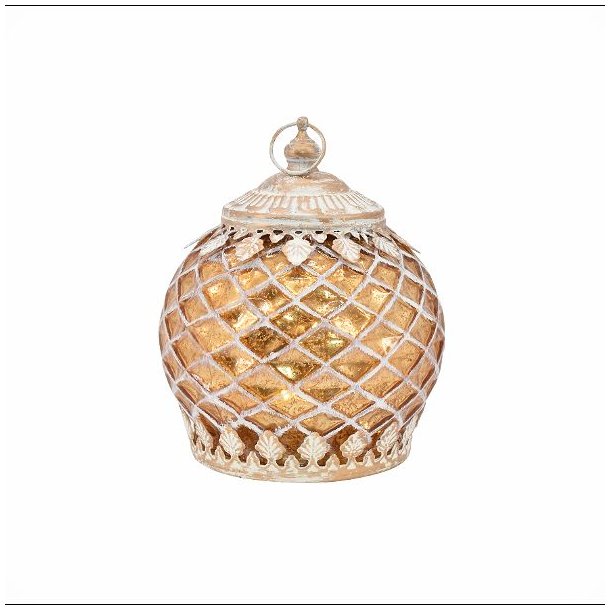 Ivy LED-lanterne i guld lille