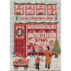 VISSEVASSE - Puslespil - Little Chrismas Shop med 150 brikker