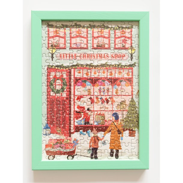 VISSEVASSE - Puslespil - Little Chrismas Shop med 150 brikker