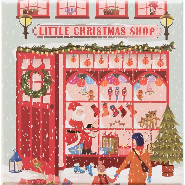 VISSEVASSE - Puslespil - Little Chrismas Shop med 150 brikker