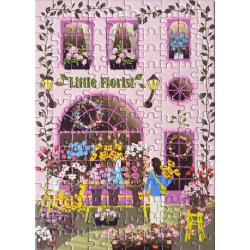 VISSEVASSE - Puslespil - Little Florist med 150 brikker