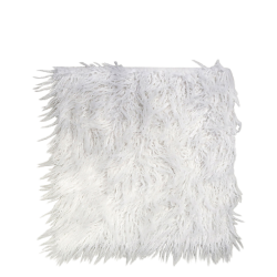 Lammeskind hvid imiteret til stol