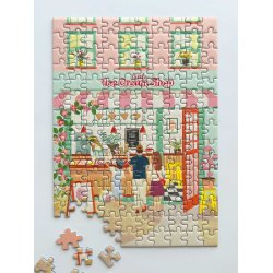 VISSEVASSE - Puslespil - Little ice cream shop med 150 brikker