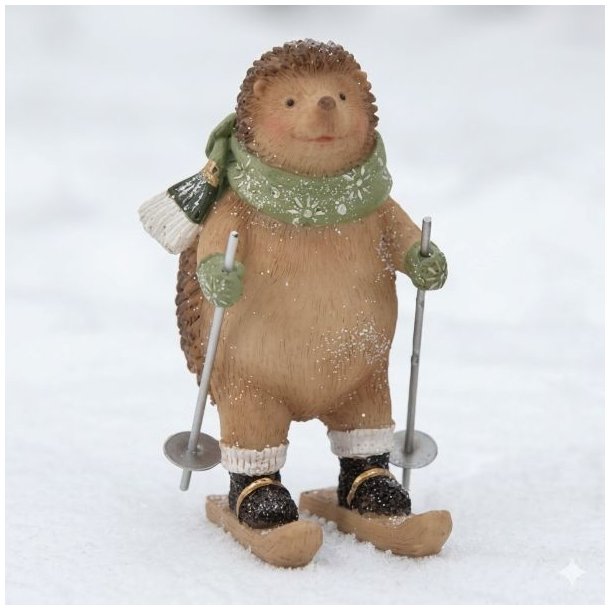 pindsvin p� ski figur fra La Vida
