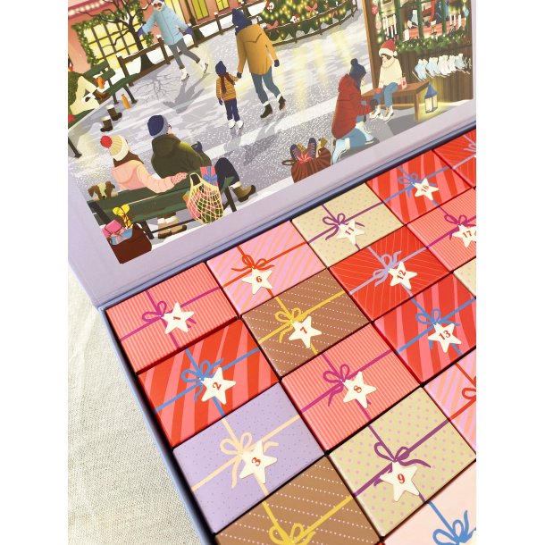 VISSEVASSE � Puslespilsjulekalender - Skate &amp; Coffee (1000 brikker)