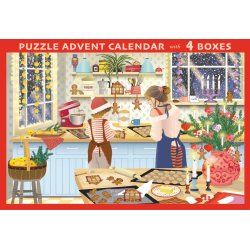 VISSEVASSE � Puslespiladventkalender - Sweet Christmas 1000 brikker