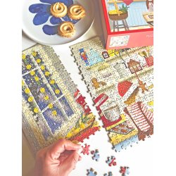 VISSEVASSE � Puslespiladventkalender - Sweet Christmas 1000 brikker