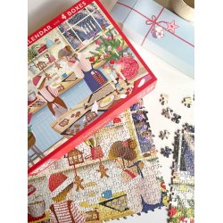 VISSEVASSE � Puslespiladventkalender - Sweet Christmas 1000 brikker