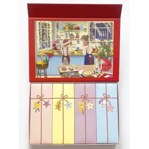 Sweet Christmas puslespiladventkalender med 1000 brikker og julemotiv.