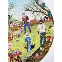 Puslespil  Spring Feeling  rundt  1000 brikker  ViSSEVASSE