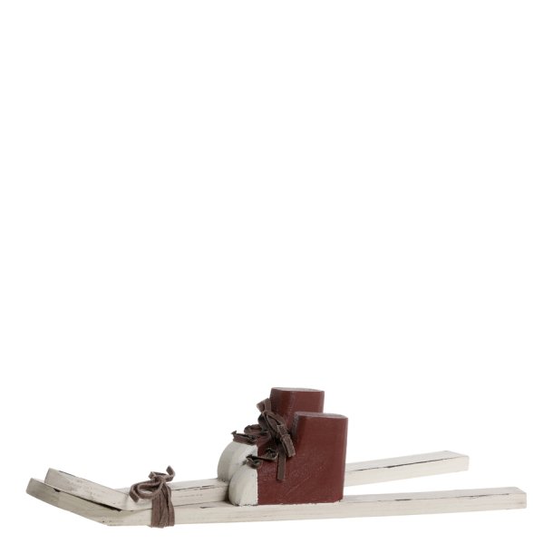 Vintage ski m. stvler, L33 cm