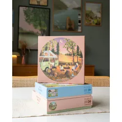 Puslespil  Van Life  rundt  1000 brikker  ViSSEVASSE