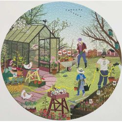 Puslespil  Spring Feeling  rundt  1000 brikker  ViSSEVASSE