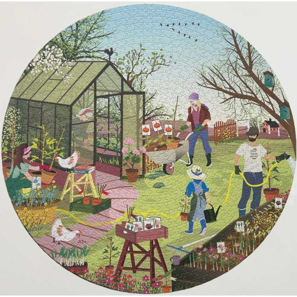 Puslespil  Spring Feeling  rundt  1000 brikker  ViSSEVASSE