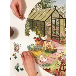 Puslespil  Spring Feeling  rundt  1000 brikker  ViSSEVASSE