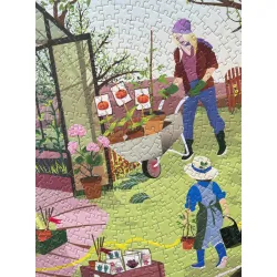 Puslespil  Spring Feeling  rundt  1000 brikker  ViSSEVASSE