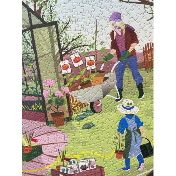 Puslespil  Spring Feeling  rundt  1000 brikker  ViSSEVASSE