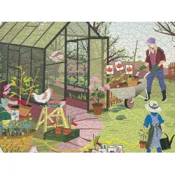 Puslespil  Spring Feeling  rundt  1000 brikker  ViSSEVASSE