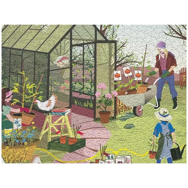 Puslespil  Spring Feeling  rundt  1000 brikker  ViSSEVASSE