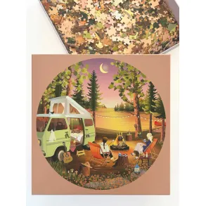 Puslespil � Van Life � rundt � 1000 brikker � ViSSEVASSE