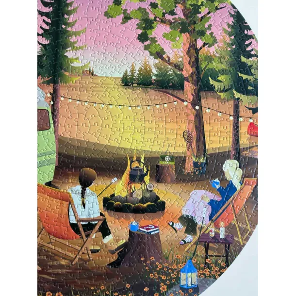 Puslespil  Van Life  rundt  1000 brikker  ViSSEVASSE