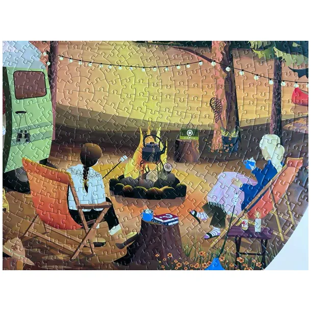 Puslespil  Van Life  rundt  1000 brikker  ViSSEVASSE