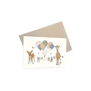 Tillykke kort - babyshower kort 