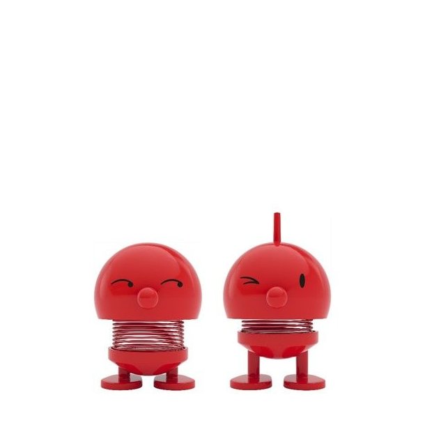 baby-jubilee-couple-red.jpg Et fritlagt produktbillede af Hoptimist Jubilee couple best�ende af to r�de plastfigurer, Bimble og Bumble, med en h�jde p� 6,5 cm og de originale 1960er �jne, vist p� en ren hvid baggrund.