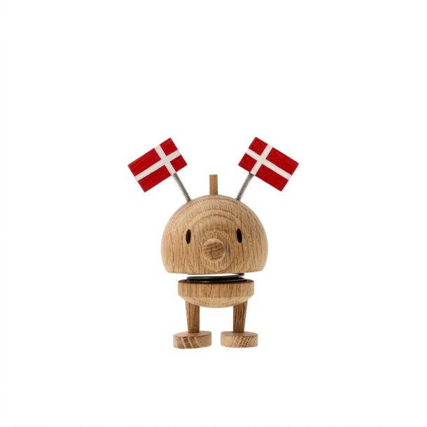 Hoptimist Celebration Bumble figur lille i r� egetr�.