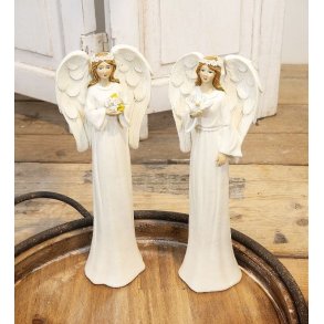 o elegante hvide englefigurer fra La Vida