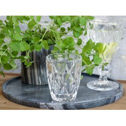 Glas m. diamantudskring