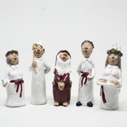 Harvesttime � Mini Lucia figurer (S�t med 5 stk.)