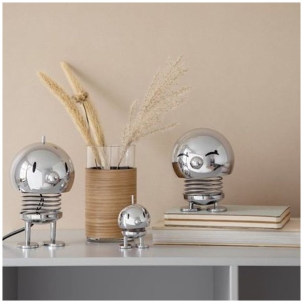 Hoptimist lampe - chrome
