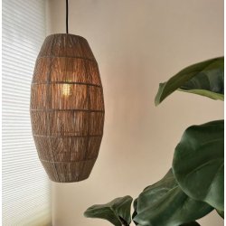Loftlampe i Jutesnor Aflang - La Vida