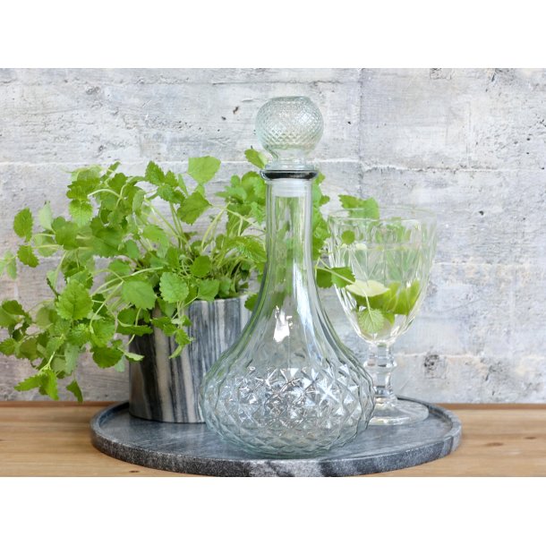 Karaffel m. diamant mnster