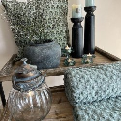 Rund lanterne med LED