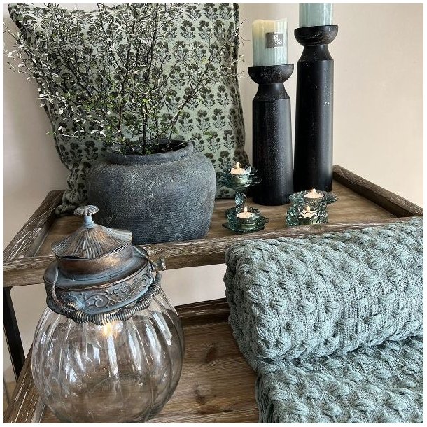 Rund lanterne med LED