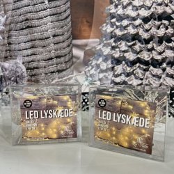 lyskaede i pakket med timer til jul og udend�rs dekoration