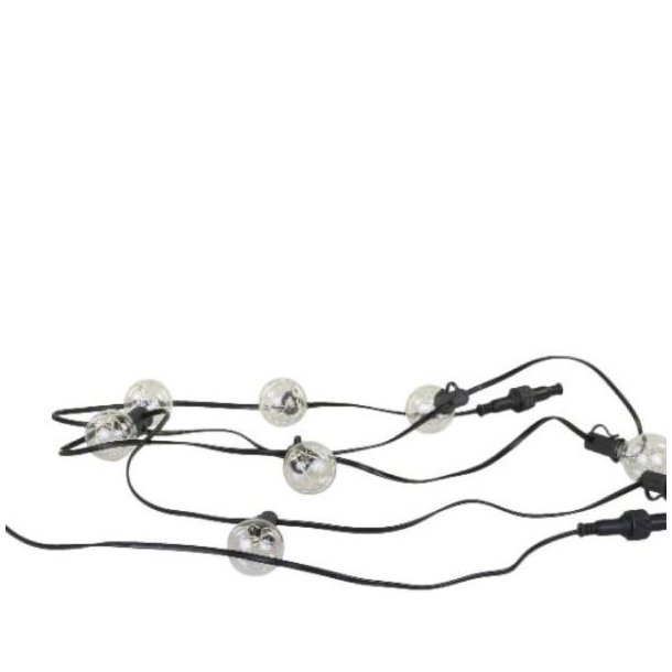 lysk�de med 8 glasp�rer indeholdende fine LED-lystr�de