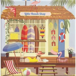 Puslespil  Little Beach Shop  150 brikker  ViSSEVASSE