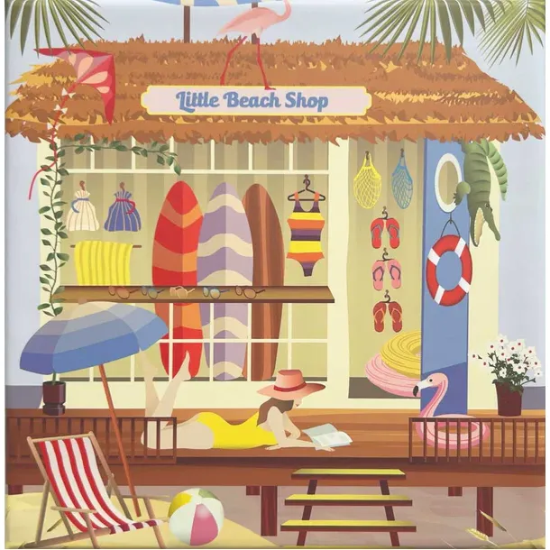 Puslespil  Little Beach Shop  150 brikker  ViSSEVASSE