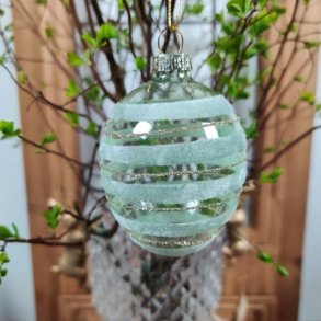 la-vida-paaskeaeg-glas-groenne-striber-8cm