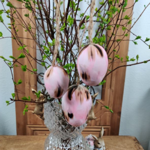 P�ske�g rosa; 1 s�t i 3 st�rrelser