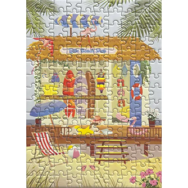 Puslespil  Little Beach Shop  150 brikker  ViSSEVASSE