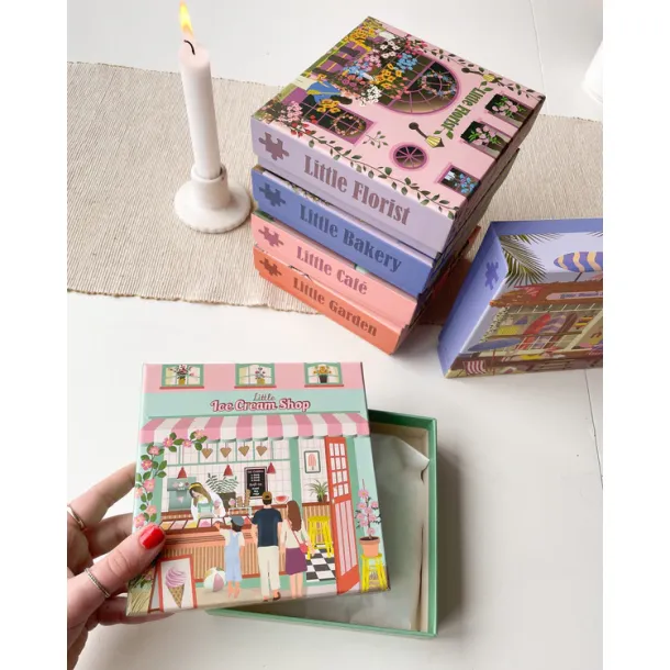 Puslespil  Little Ice Cream Shop  150 brikker  ViSSEVASSE