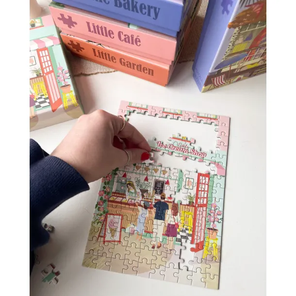 Puslespil  Little Ice Cream Shop  150 brikker  ViSSEVASSE