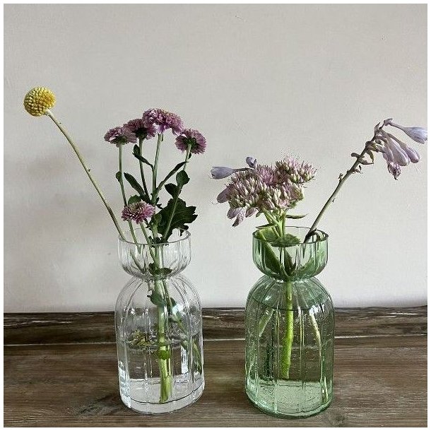 riflet-glasvase-hyacintvase-klar-og-groen