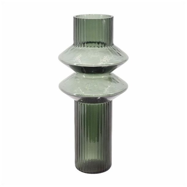 athena-gron-vase-stor Fritlagt billede af den store flaskegr�nne glasvase, som udstr�ler klasse og enkelthed.