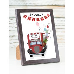 Tillykke kort - rd student